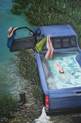 Car Wash -
Acrylique sur toile tendue - 24” x 36" - 61 x 91 cm Car Wash -
Acrylique sur toile tendue - 24” x 36" - 61 x 91 cm